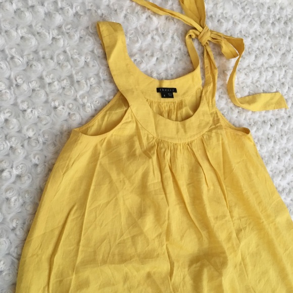 Theory yellow sundress shift dress - Picture 3 of 7